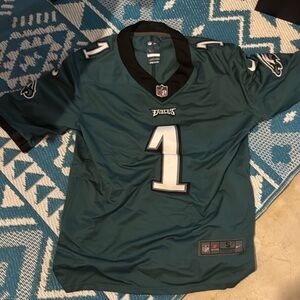 NFL Philadelphia Eagles Green Black #1 Jersey